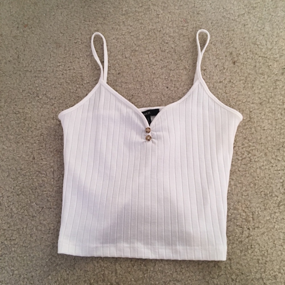f21 cropped tank top